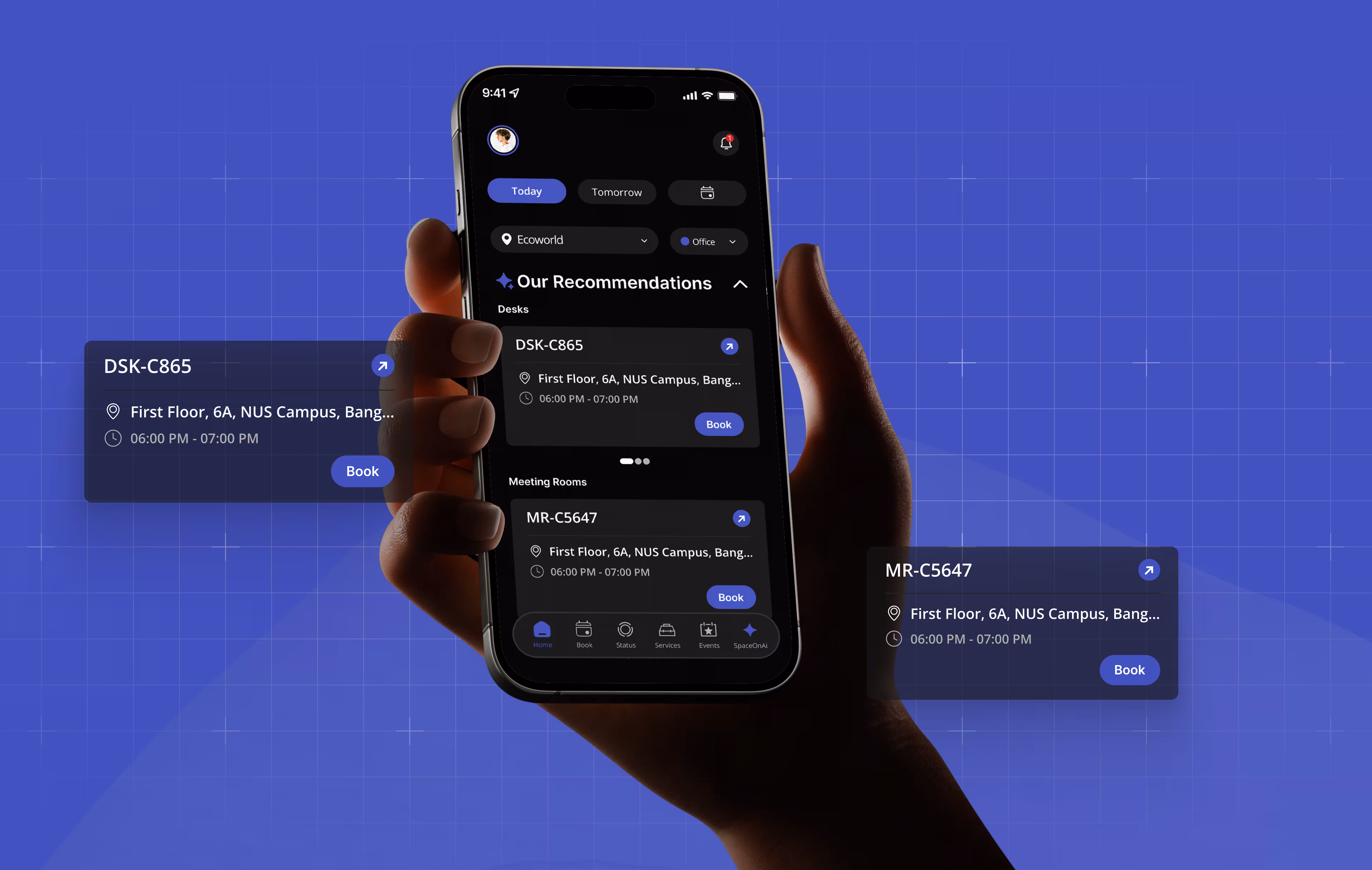 SpaceOnAI app overview